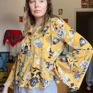 Flower Printed Blouse
